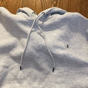 Grey champion hoodie